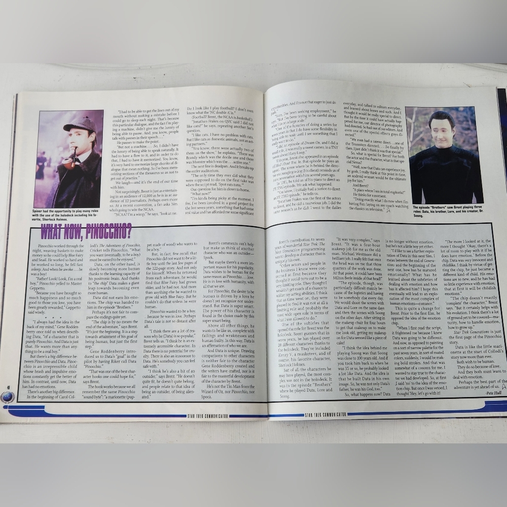 Vintage Star Trek Communicator Magazine #163 USS Enterprise Cover July/Aug 1995 - Picture 7 of 10